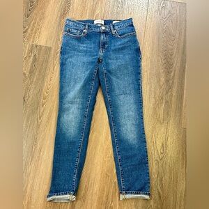 Frame Denim Women's Straight Leg Jeans in Blue